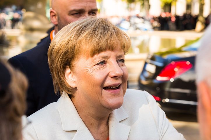 Angela Merkel am Tag der Deutschen Einheit