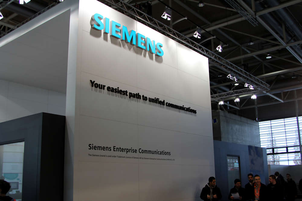 siemens messestand